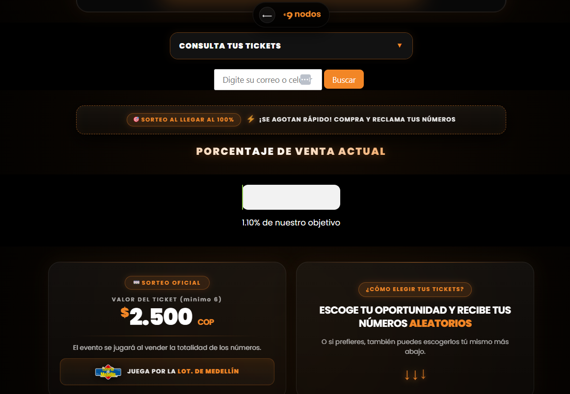 Plataforma de Sorteos Demo
