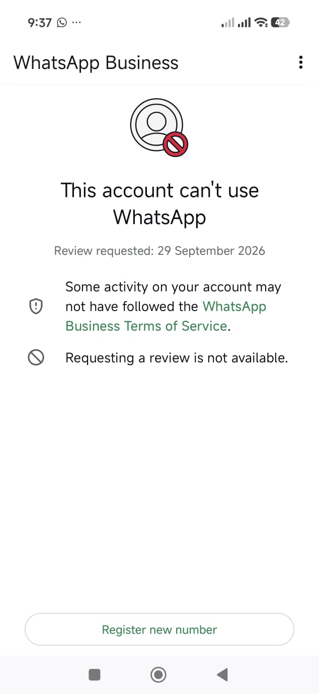 WhatsApp Bloqueado en Campañas Políticas